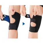Precise fit to the knee and adjustable compression level
