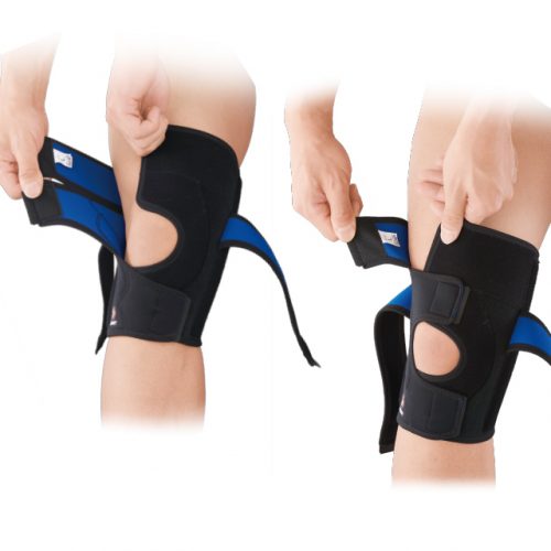 Precise fit to the knee and adjustable compression level