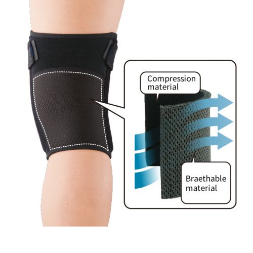 Excellent breathability on the back of the knee