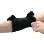 Adjustable design to fit the shape of the arm