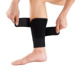 Triple strap fits the shin shape