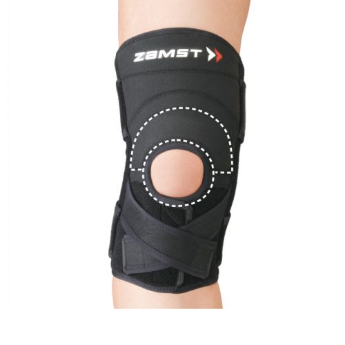 Patella pads compress around the patella